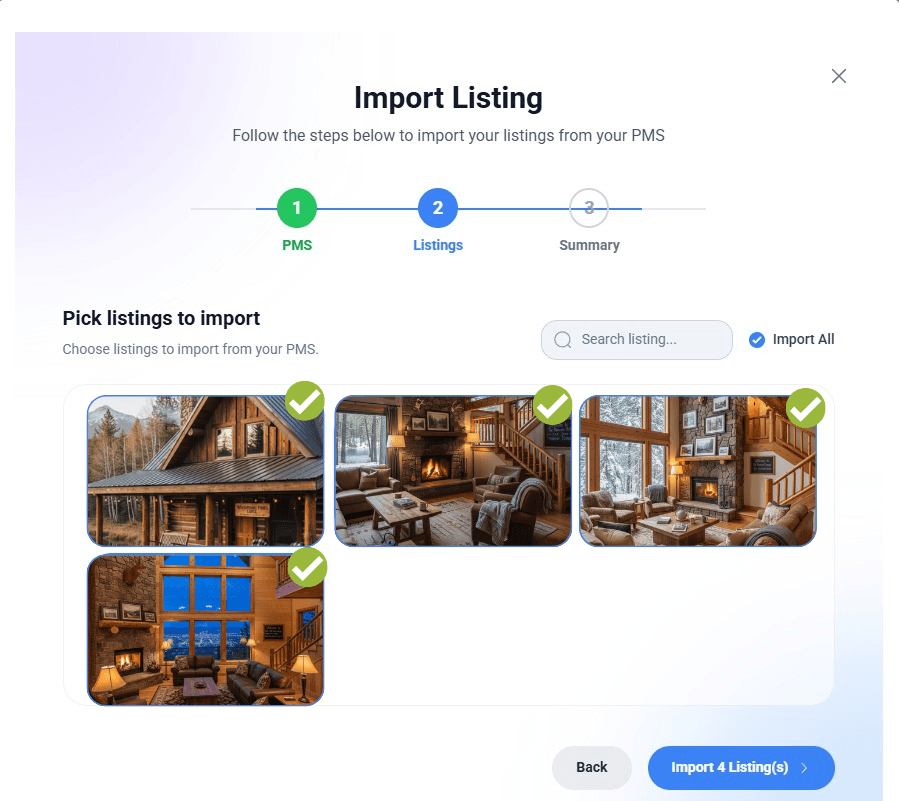 Click on Import All